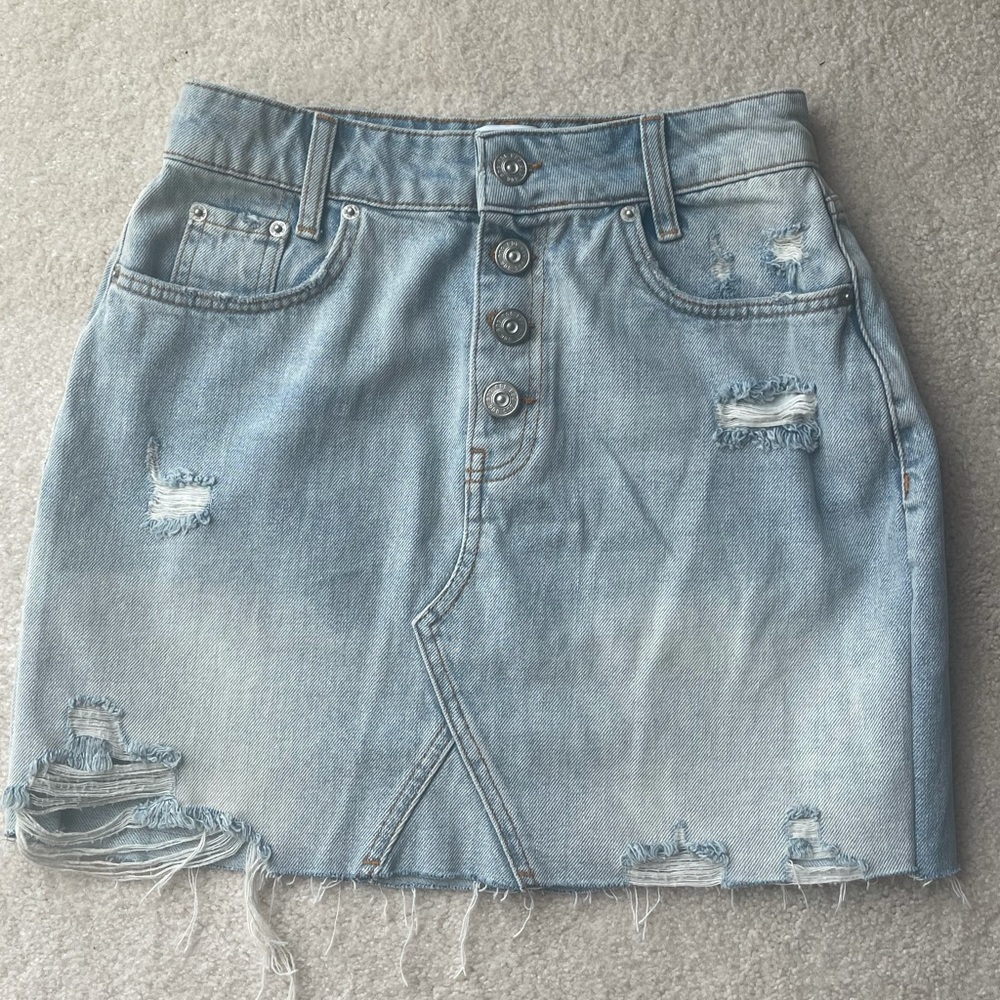 Urban outfitters light blue skirt